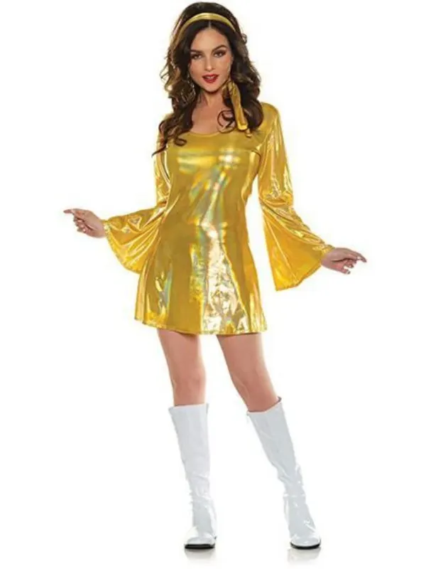 1970s Roller Disco girl Halloween Costumes