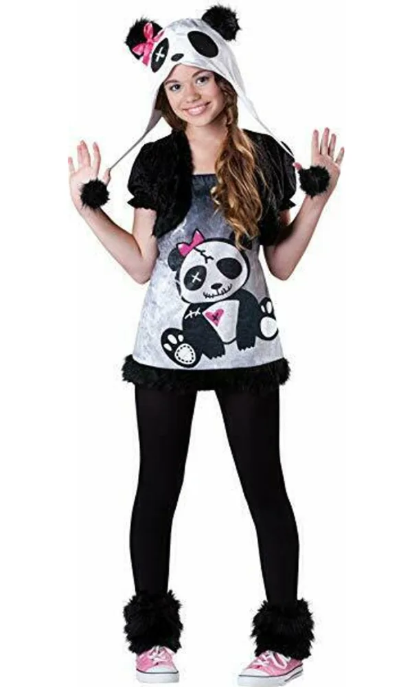 Panda or Animal Print Halloween Costumes for College Girls