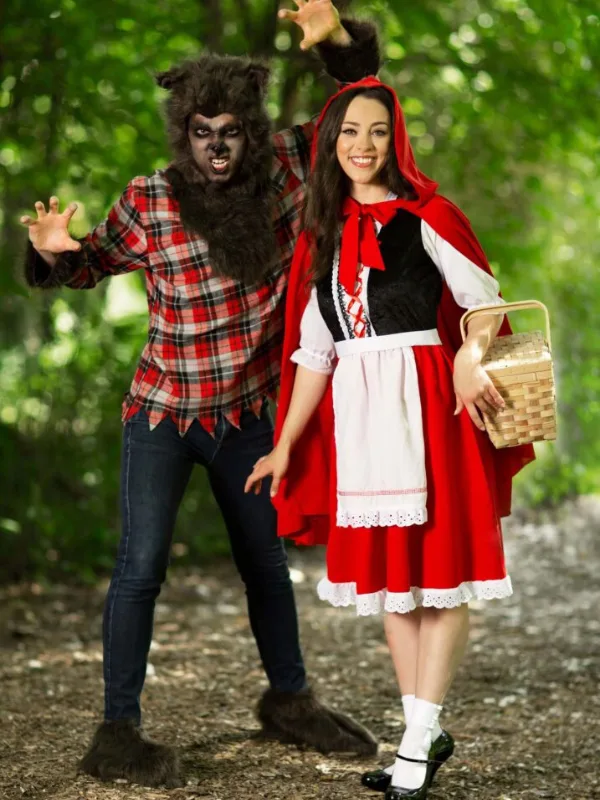 Red Riding Hood & Big Bad Wolf couples Halloween Costumes