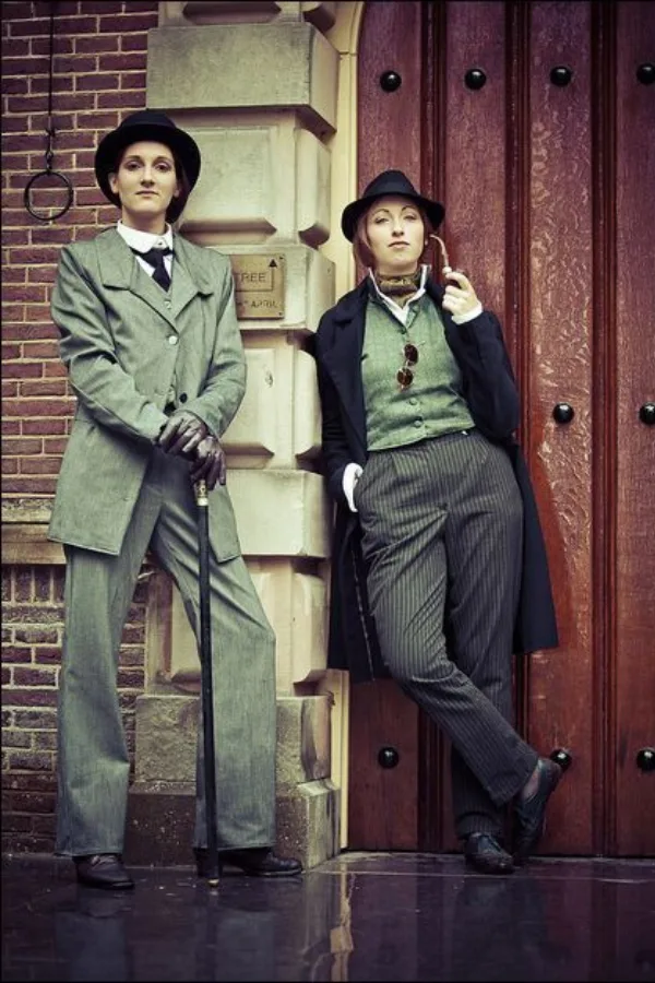 Sherlock & Watson couple Halloween Costumes