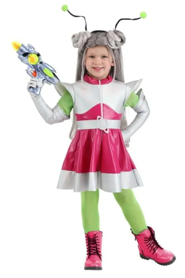 Astro Superhero Girl Kids Halloween Costumes