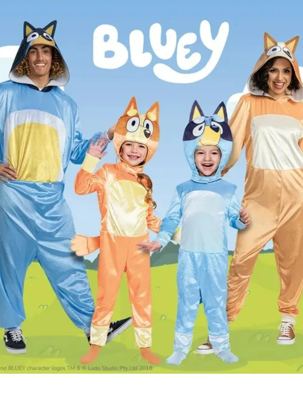 Bluey & Bingo Duo Kids Halloween Costumes