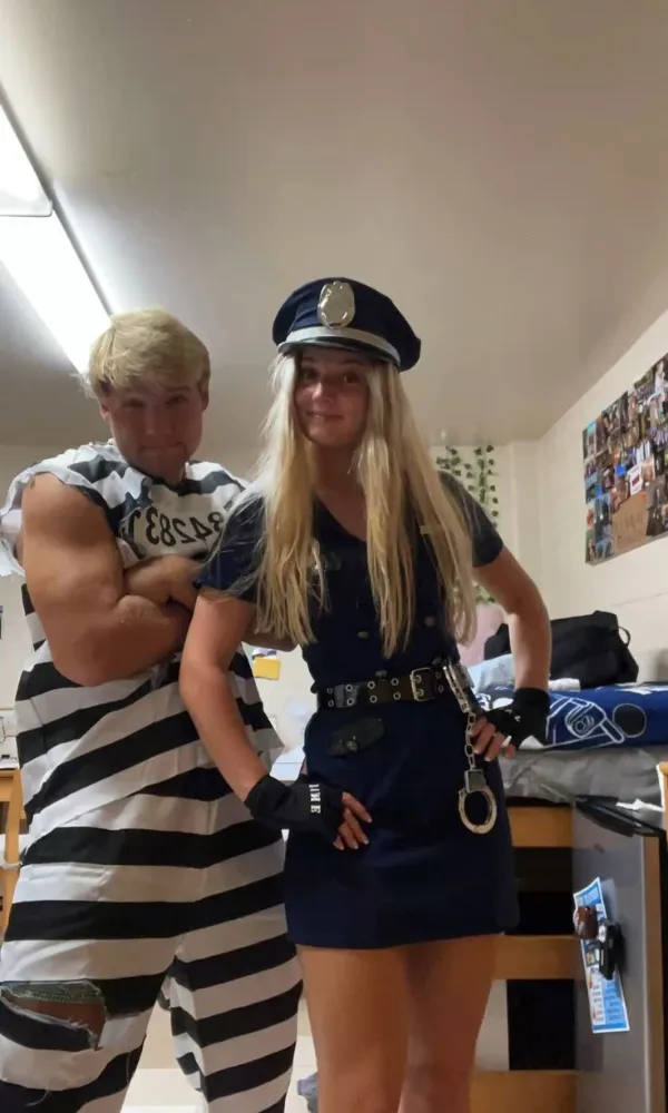 Cop & Robber Unique Couple Halloween Costume Ideas