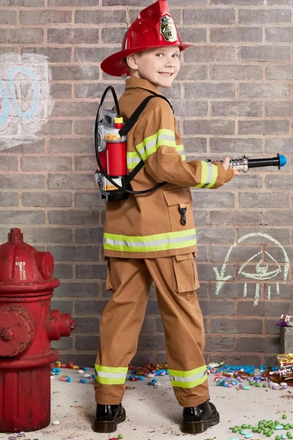 Firefighter Hero Kids Halloween Costumes