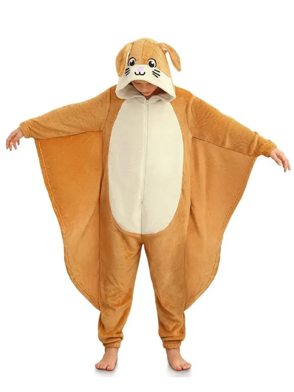 Flying Squirrel Onesie Halloween Costumes for Teenage Girls
