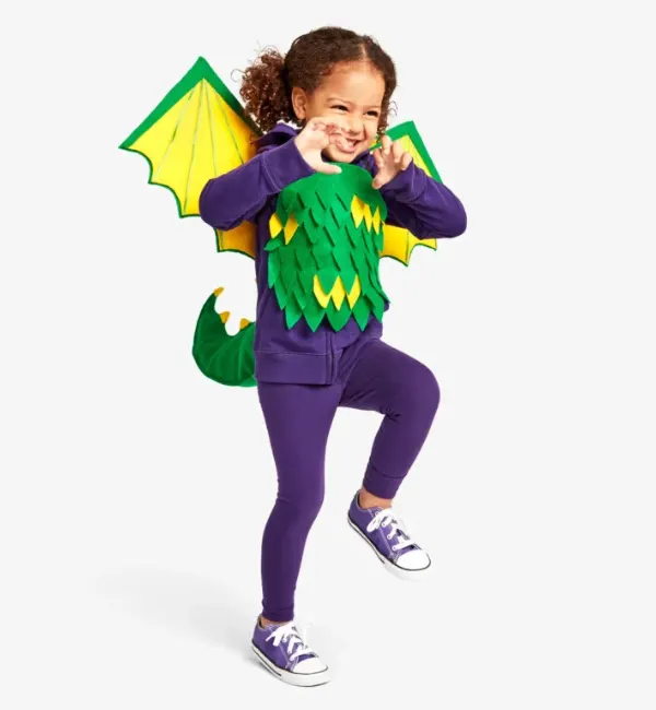 Friendly Dragon Family Halloween Costumes