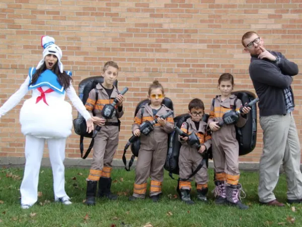 Ghostbusters Team Family Halloween Costumes