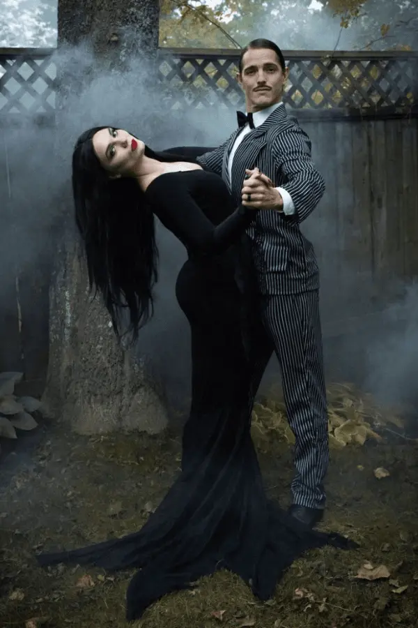 Gomez & Morticia Addams Couple Halloween Costume
