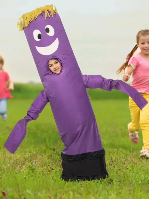 Inflatable Air Tube Dancer Halloween Costumes for Teenage Girls