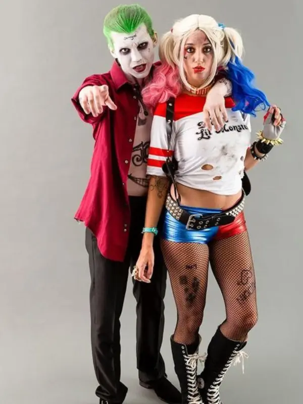 Joker & Harley Quinn Couple Halloween Costume