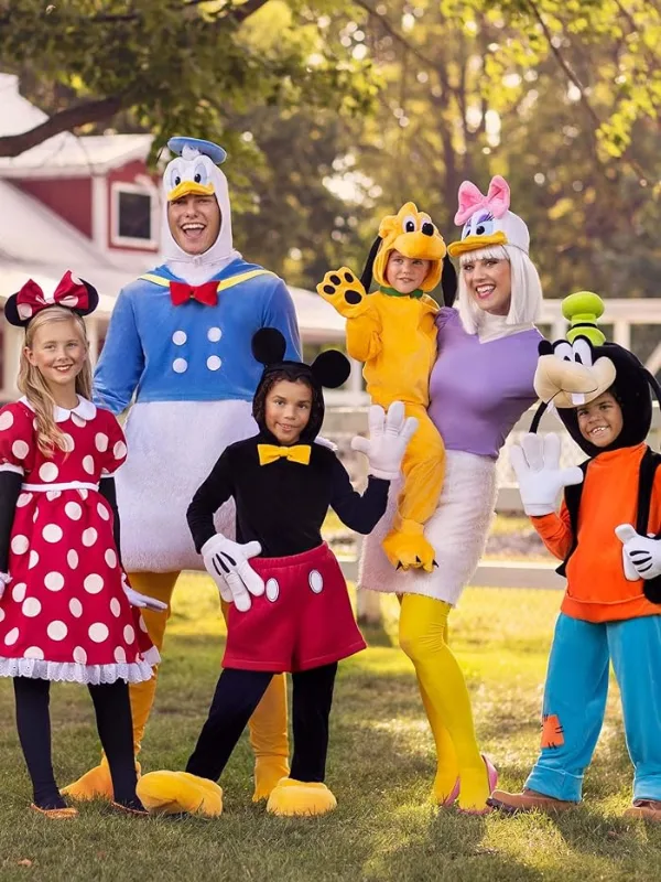 Mickey, Minnie & Friends Family Halloween Costumes