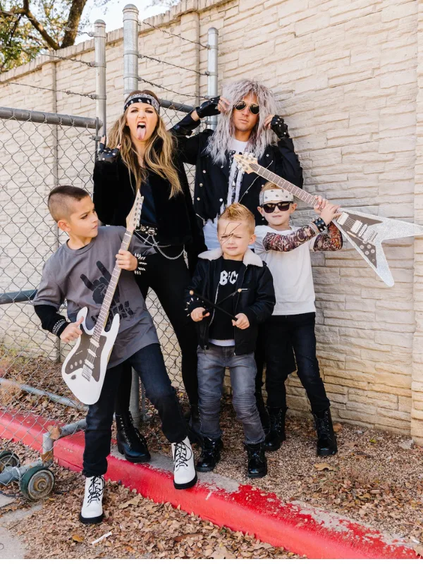 Music Legends Mash-Up Family Halloween Costume