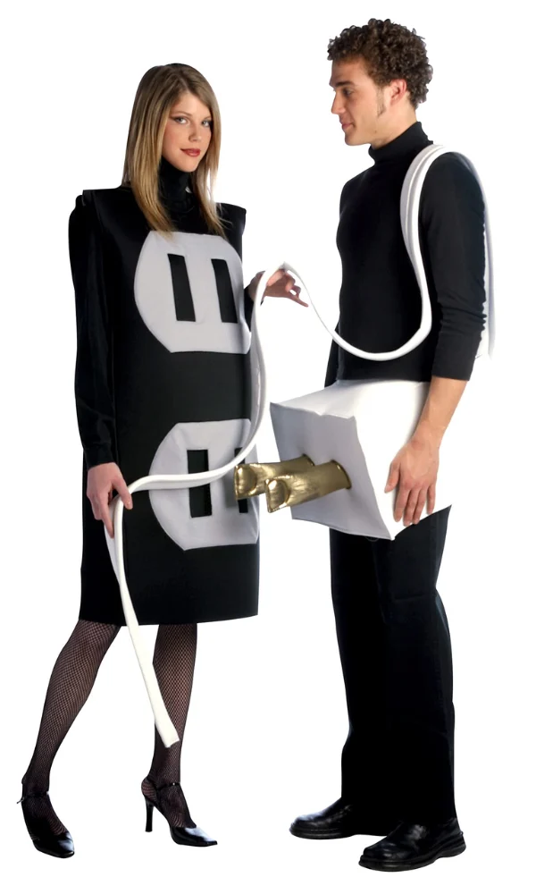 Plug & Socket Couples Halloween Costume