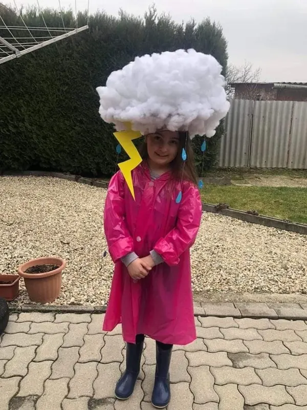 Rain Cloud teen grirl halloween Costume