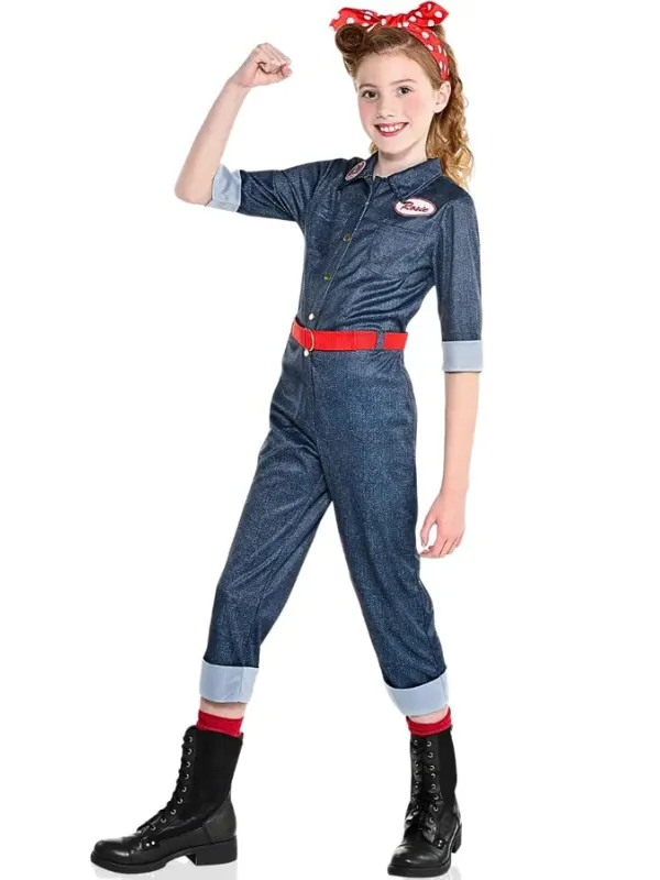 Rosie the Riveter teen Costume