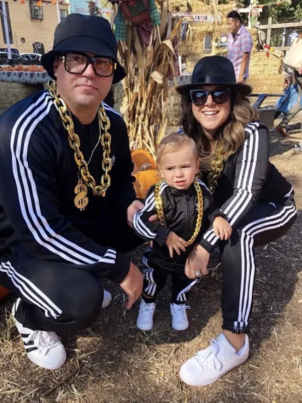 Run-DMC Hip-Hop Crew Family Halloween Costumes