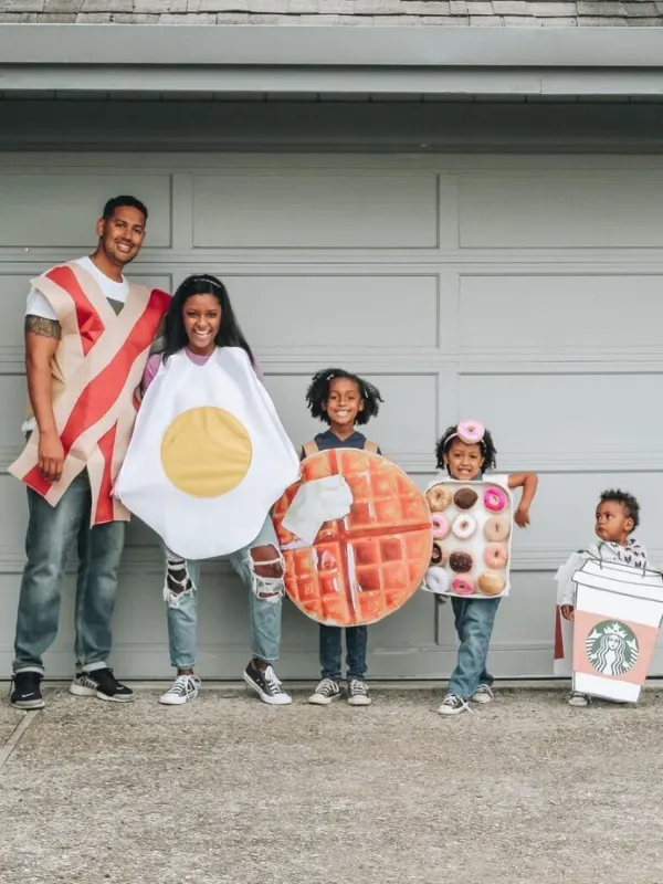 School Lunch Squad Family Halloween Costumes