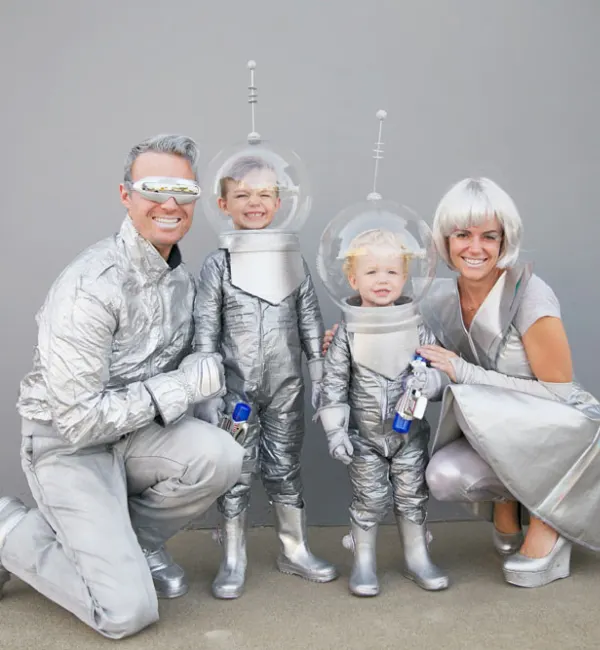 Space Explorers Fun Family Halloween Costumes