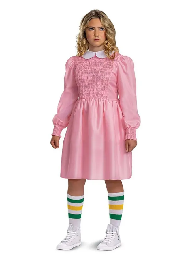 Stranger Things Eleven Kids Halloween Costumes