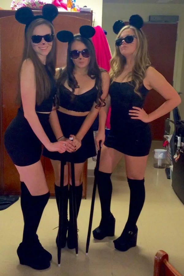 Three Blind Mice Last-Minute College Halloween Costumes
