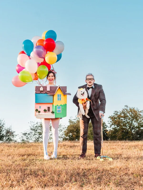 Up’s Carl & Balloons Couple Halloween Costume