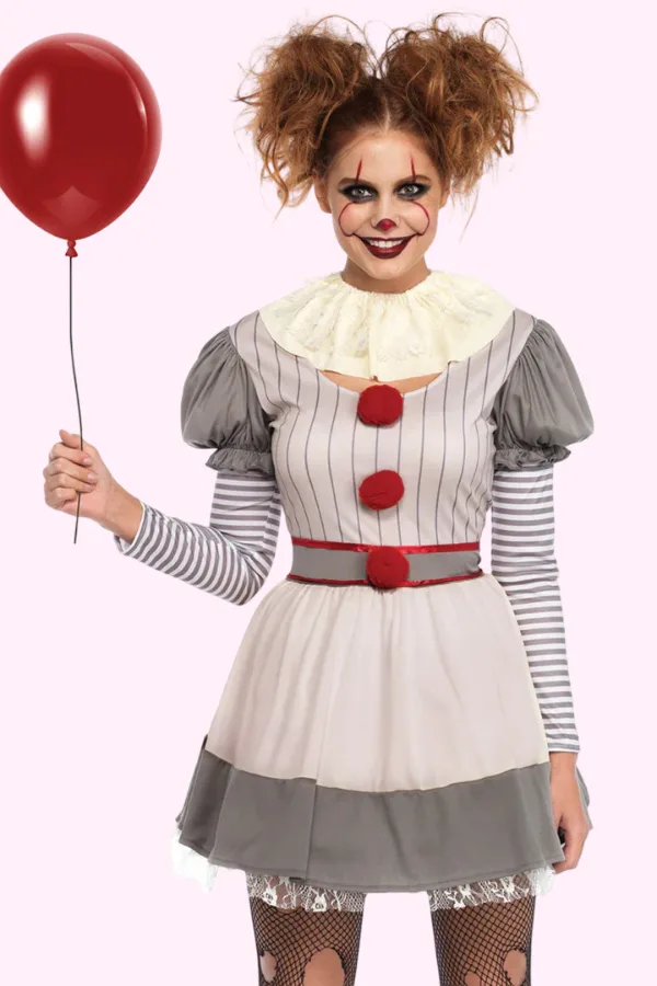 Creepy Clown College Halloween Costumes