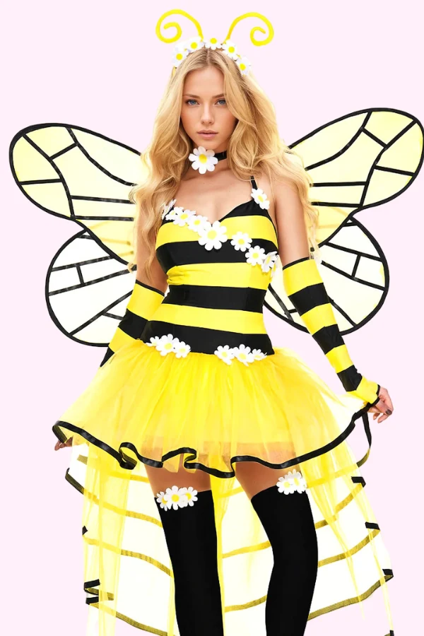 Honey Bee Queen unique College Halloween Costumes