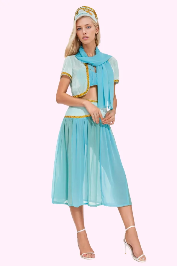 Retro TV Genie College Halloween Costumes