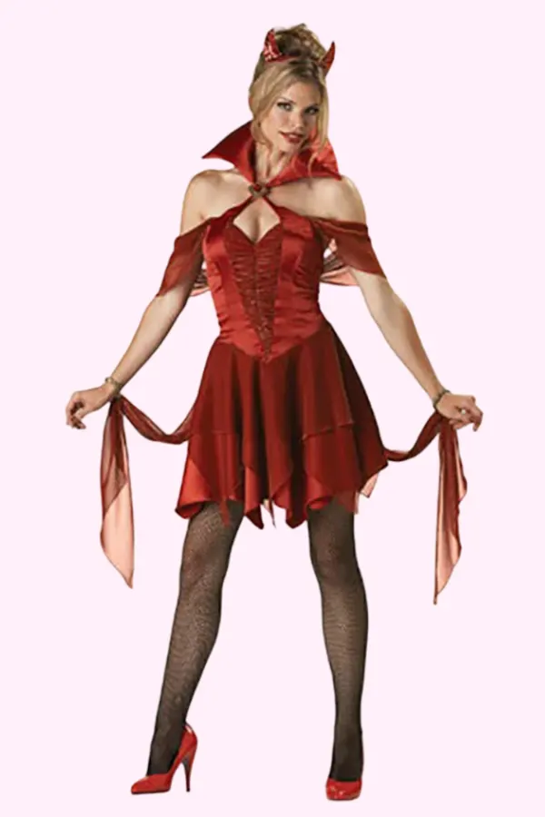 Sizzlin’ Hot Devil sexy College Halloween Costumes