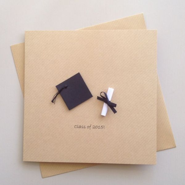 A miniature graduation announcements