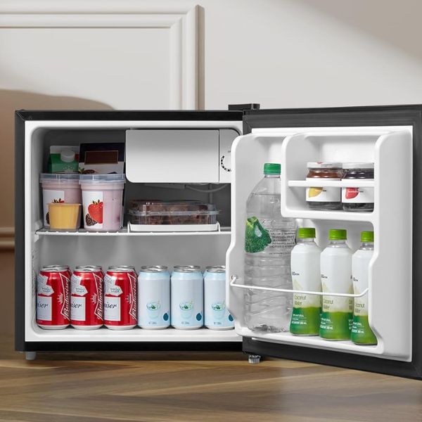 Compact Single Reversible Door Refrigerator for dorm room