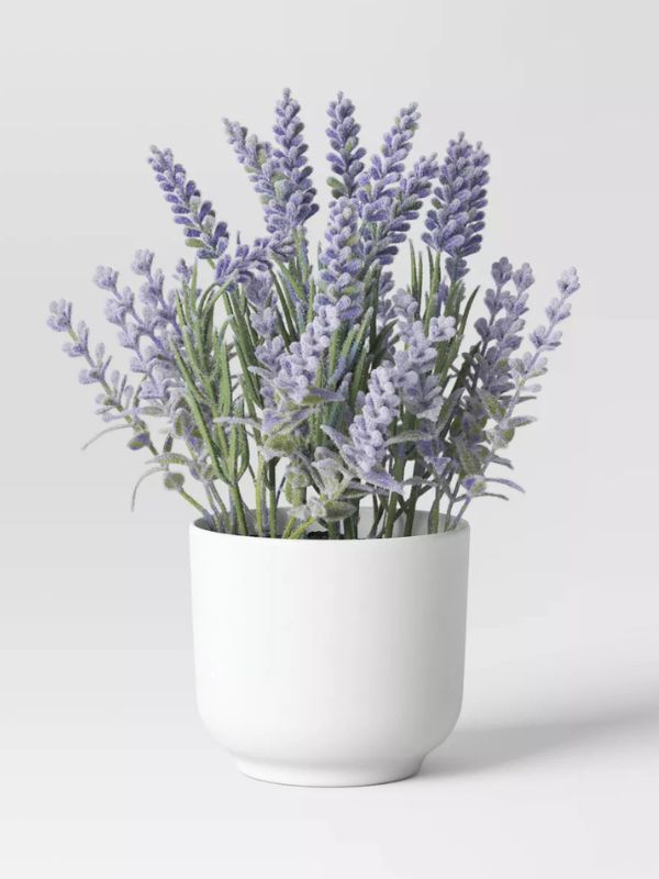 Lavender Floral Artificial Arrangement - Dorm Room Essentials