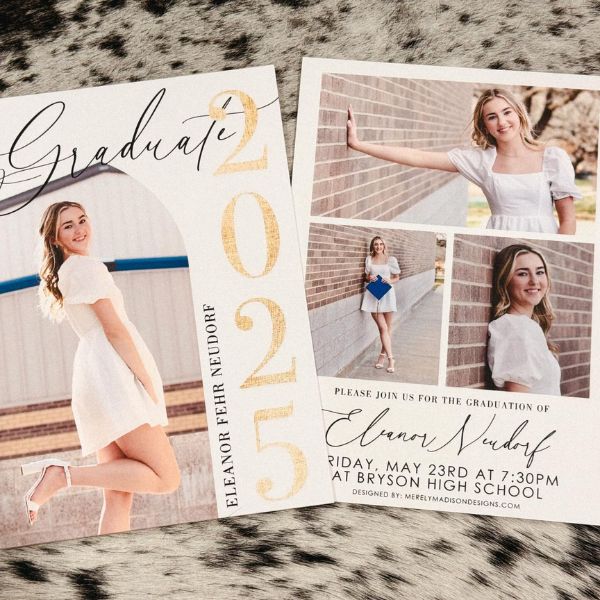 Photo Collage for graduation announcements