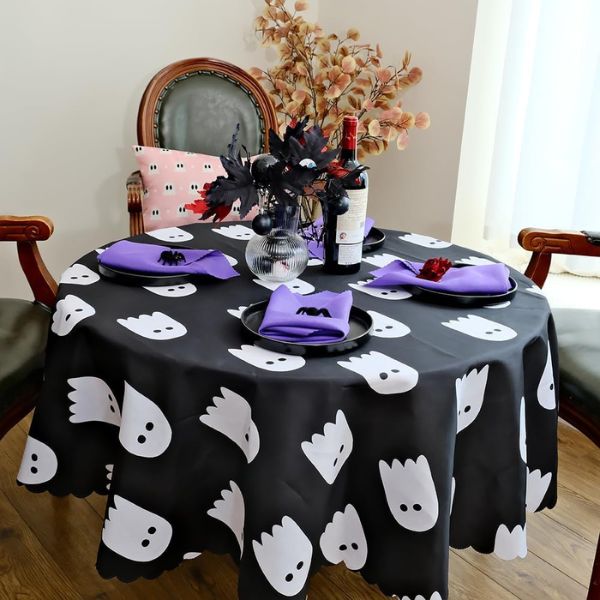 Spooky Holiday Decorative Table Cover