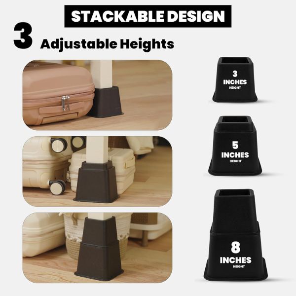 bed risers for dorm room