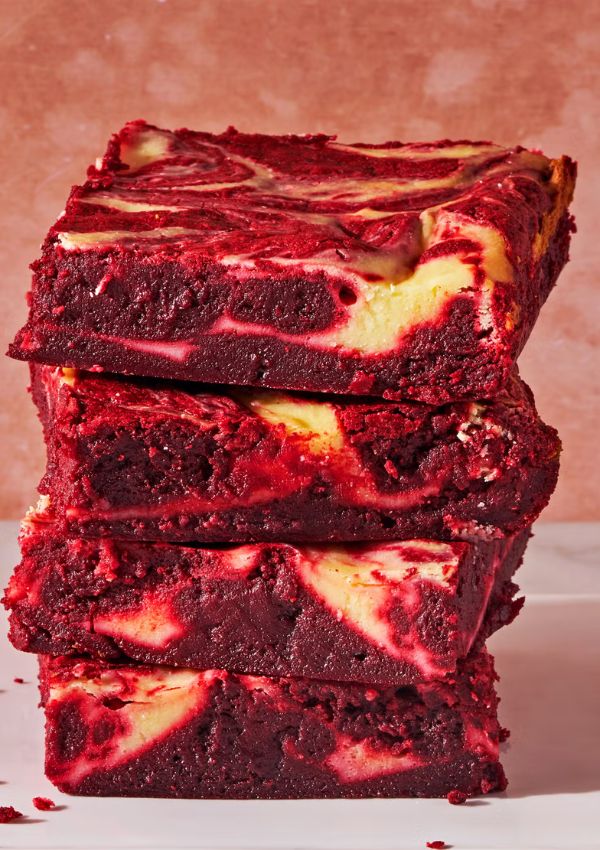 Galentine day party Red Velvet Cheesecake Brownies
