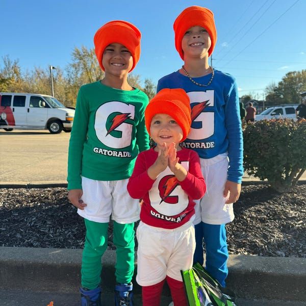 Gatorade Halloween Group Costume for Kids
