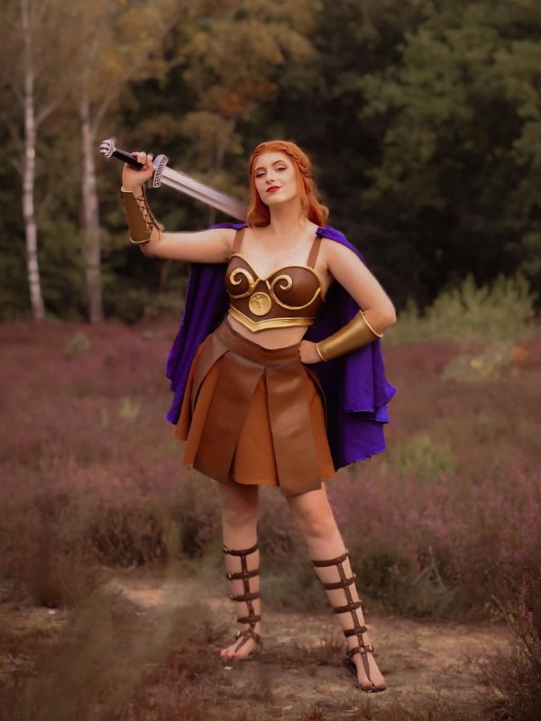 Genderbend Hercules Disney Halloween costume for girls