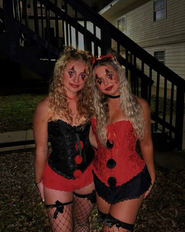 Harlequin Hotties Halloween Costume
