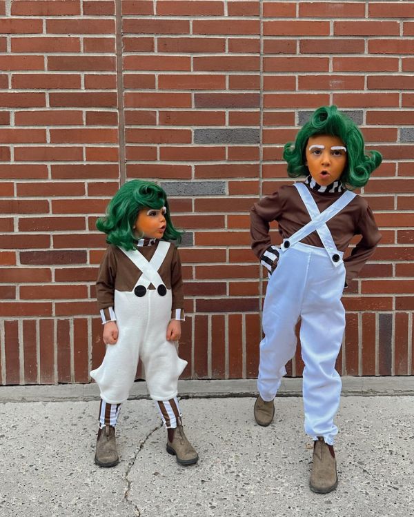 Kids Oompa Loompa costume