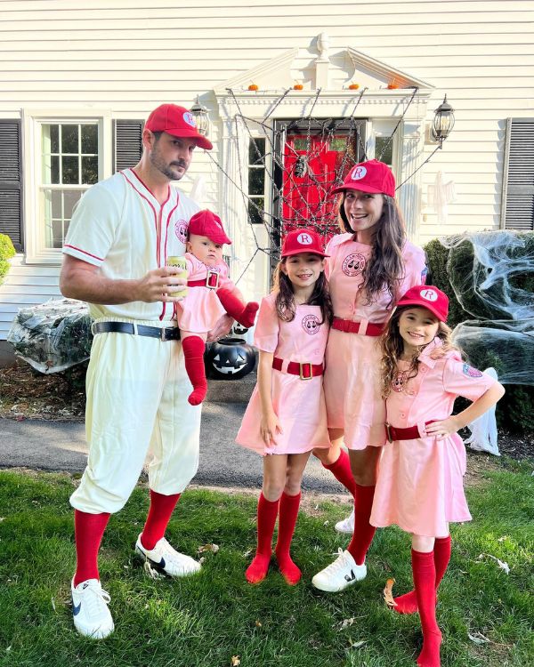 League of Their Own Halloween Costume for Family