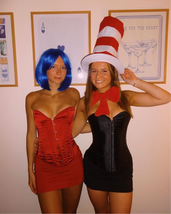 Mrs Cat in the Hat Halloween Costume for girls