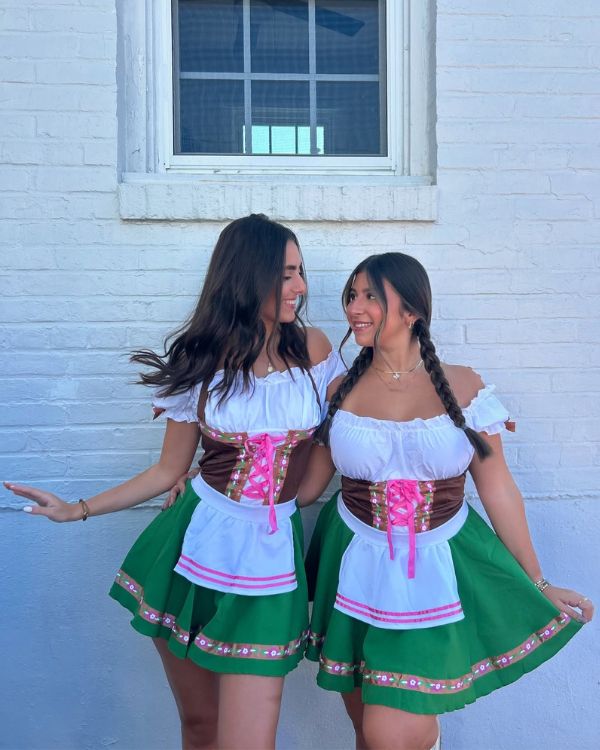 Oktoberfest cute matching costumes for besties