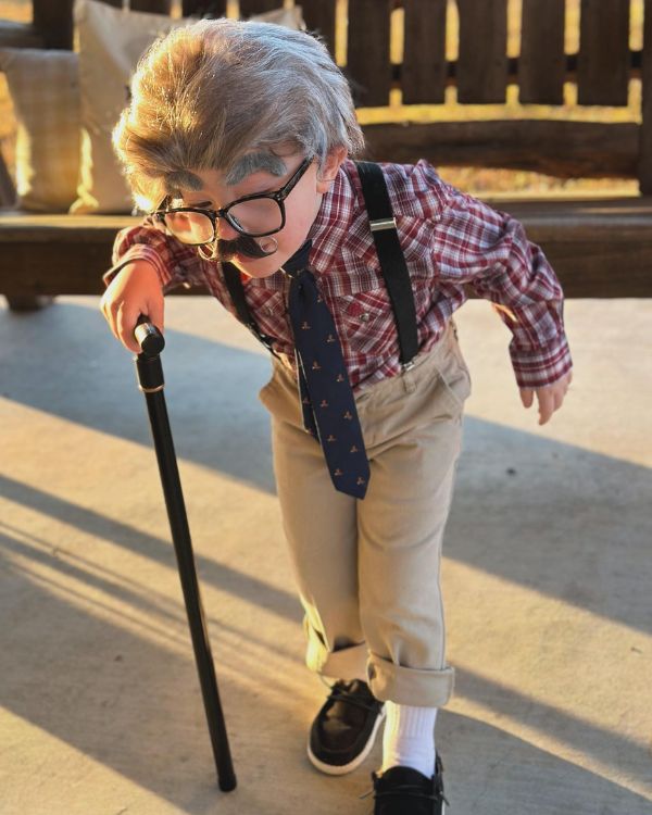 Old Man Halloween Costume for kids