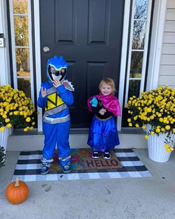 Power Ranger & Princess Anna Costume for Kids
