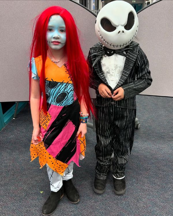Sally and Jack Duo Halloween Costume for Kids