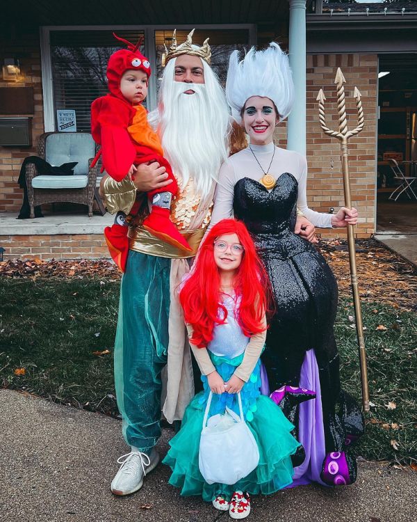 The Little Mermaid & Her Crew Halloween Costume