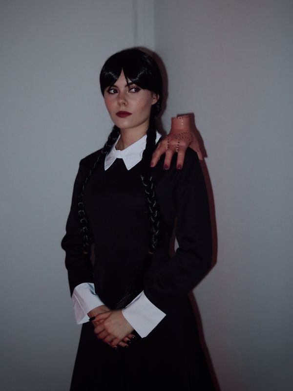 Wednesday Addams Halloween costume for teen girls