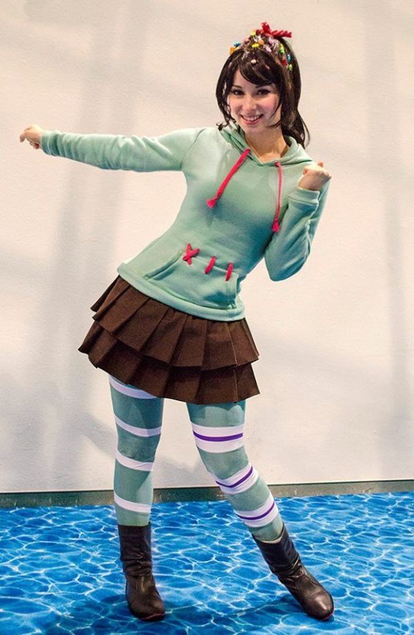character Vanellope von Schweetz from Disney's Halloween costume