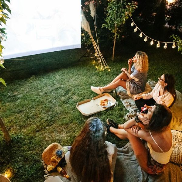 galentine’s movie night